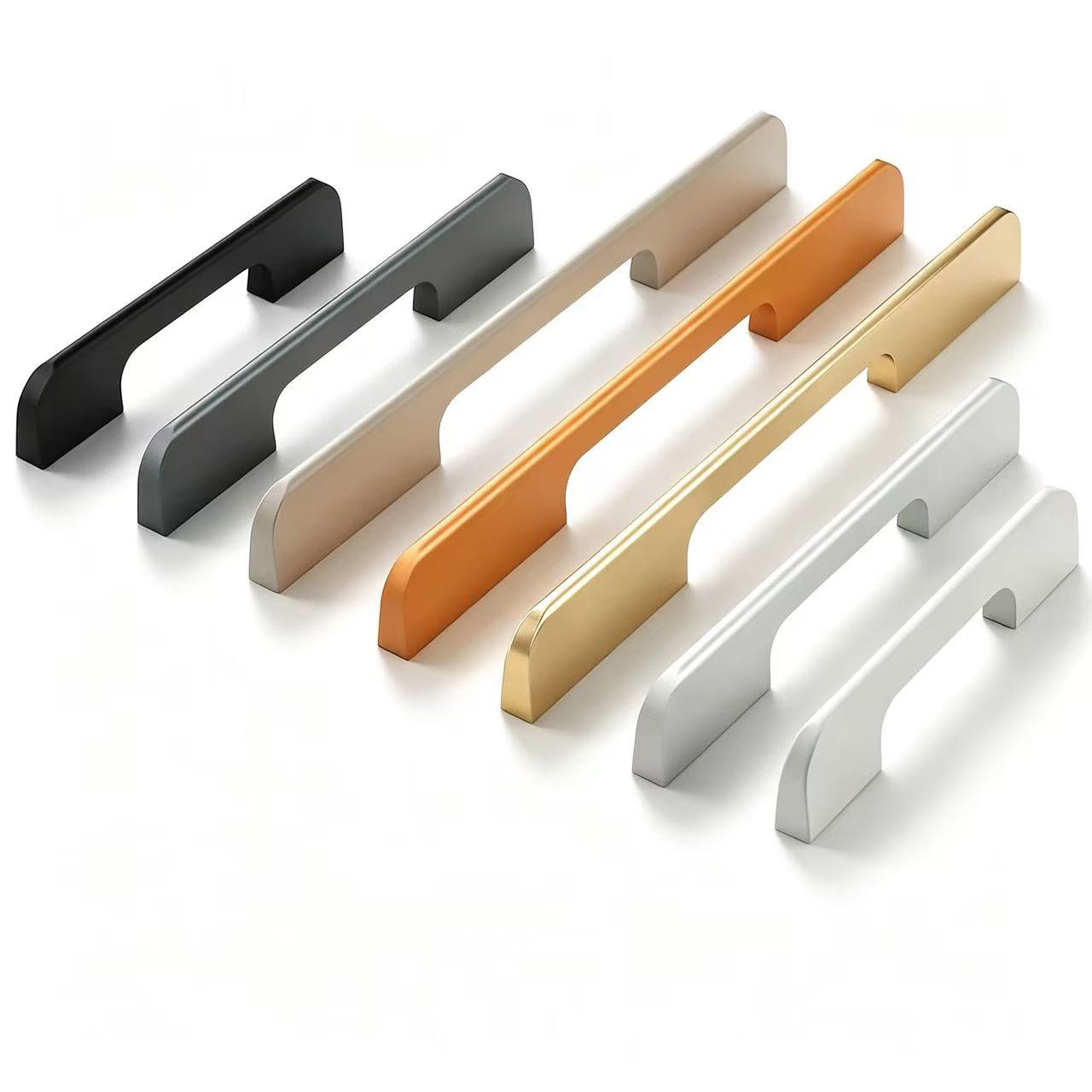 cabinet handle, aluminum pull handle, furniture handle, modern handle, space aluminum handle, cabinet hardware